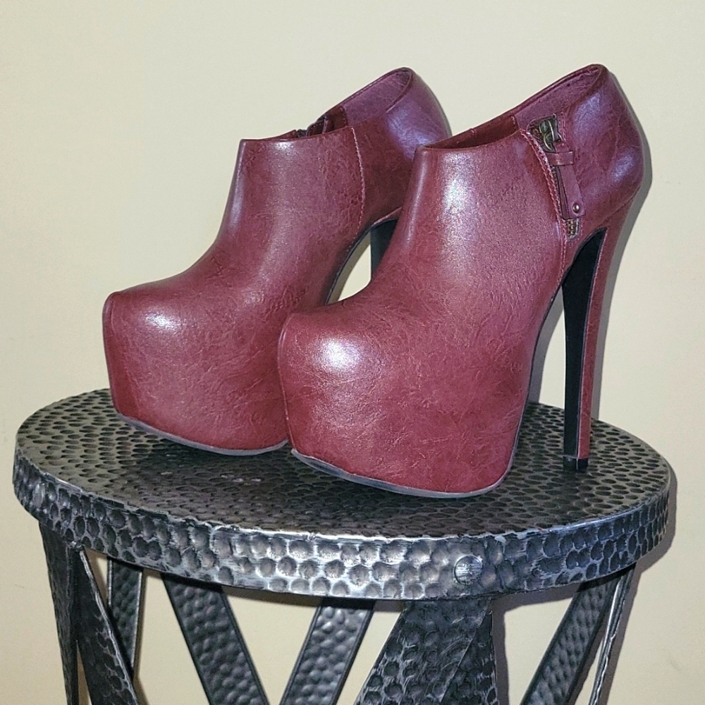 Sky High Platform Ankle Booties